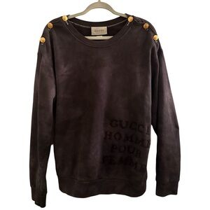 Gucci Tie Dye Black Grey Sweater